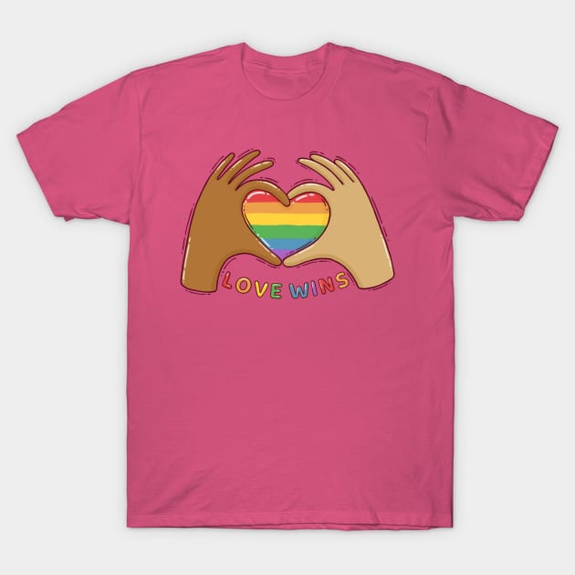 Love Wins T-Shirt by Tania Tania